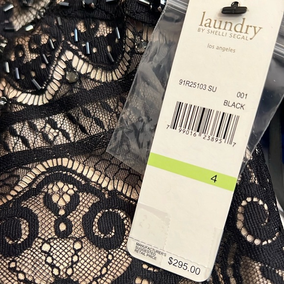 NWT Laundry by Shelli Segal Beaded Dress - Picture 6 of 6